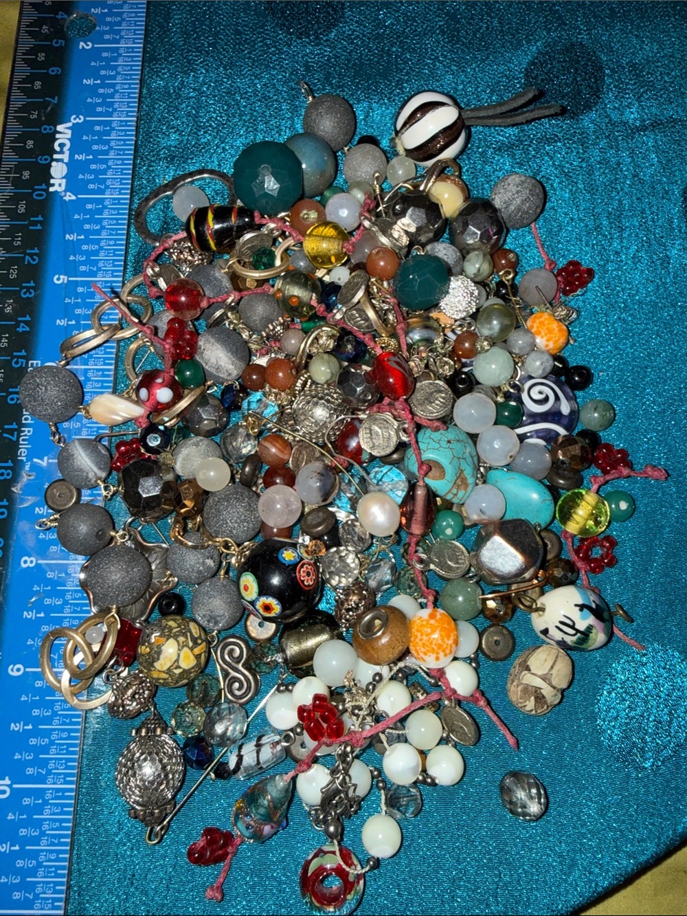 Lot of beads for repurposing